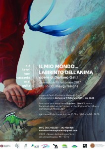 Il mio mondo..labirinto dell anima Mostra 19 febbraio 2017 Inaugurazione Museo Archeologico