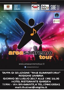 AREA SANREMO TOUR, LOCANDINA 2017 UMBRIA